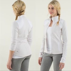 ❤️LULULEMON FORME JACKET-DUNE/WHITE-10❤️